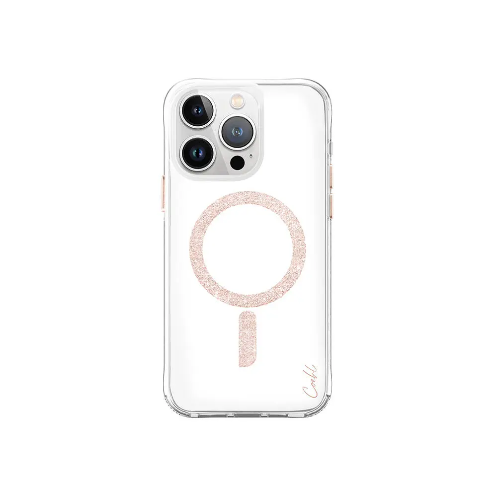 iPhone 15 Pro MagSafe Uyumlu Simli Kılıf - Coehl Glace