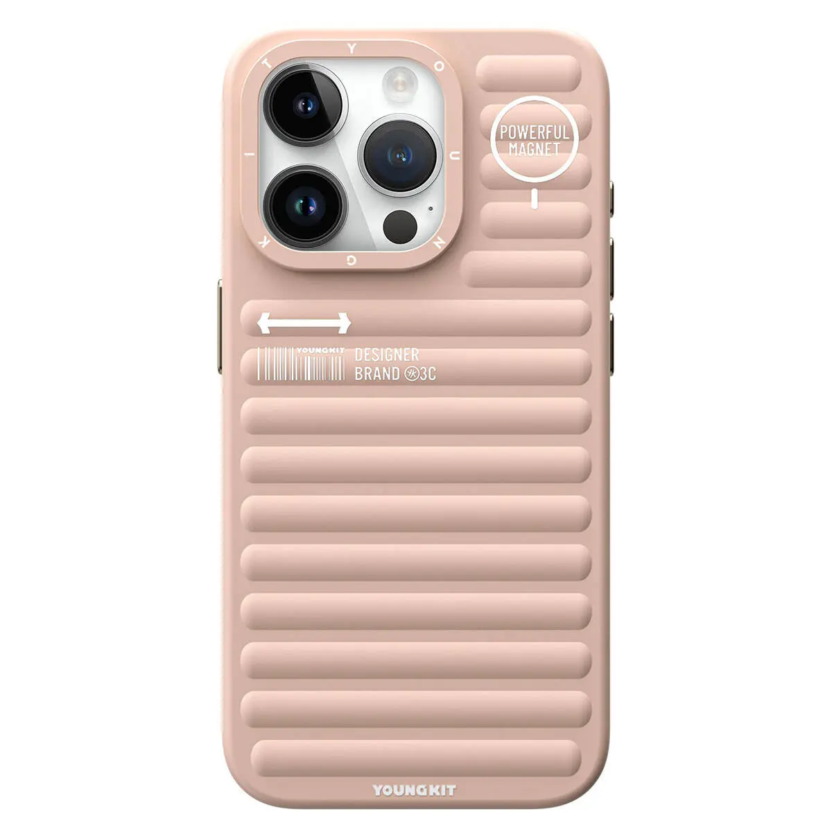 iPhone 15 Pro Mat Renkli Kılıf - YoungKit Original Serisi