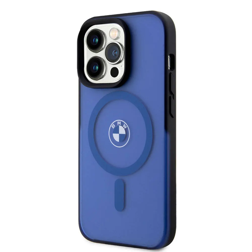 iPhone 15 Pro Max MagSafe Uyumlu Lisanslı Kılıf - BMW Buzlu Mat
