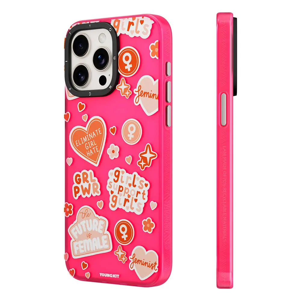 iPhone 15 Pro Max Tasarımlı Kılıf - Youngkit Sweet Language