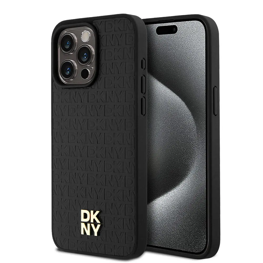 iPhone 15 Pro Max MagSafe Uyumlu Kılıf - DKNY Repeat Pattern
