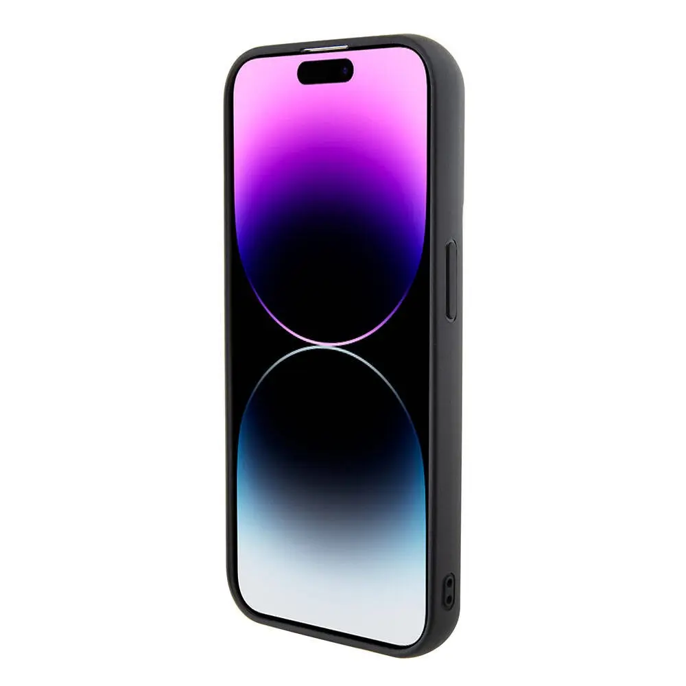 iPhone 15 Pro Max Kılıf, Fixed Glitter Metal Logo - Karl Lagerfeld