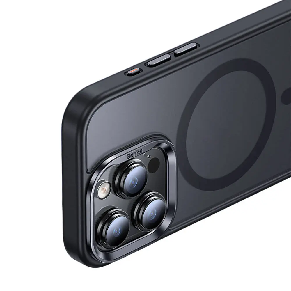 iPhone 15 Pro Max MagSafe Uyumlu Silikon Kılıf - Benks Mist Protective