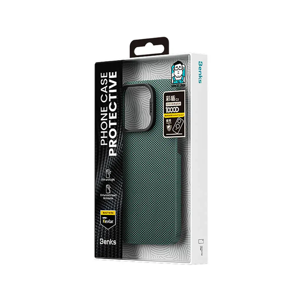 iPhone 15 Pro Max MagSafe Uyumlu Kevlar Kılıf - Benks ArmorTint ArmorAir