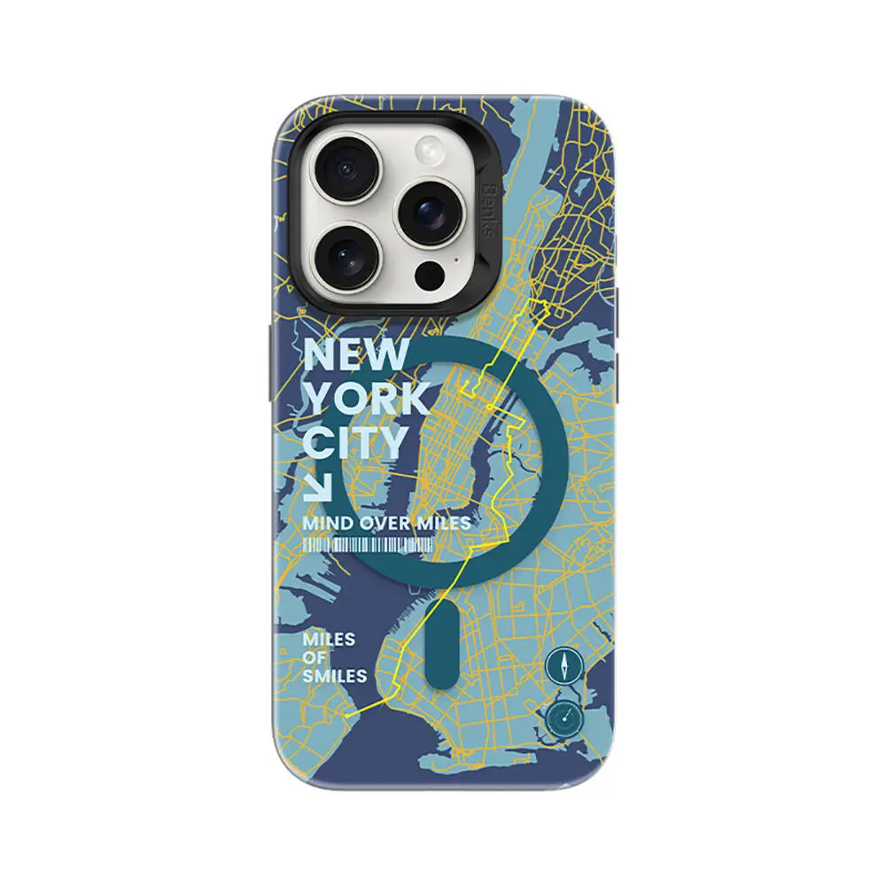 iPhone 15 Pro Max MagSafe Uyumlu Şeffaf Olmayan Kılıf - Benks City Serisi