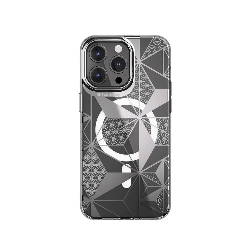 iPhone 15 Pro Max MagSafe Uyumlu Çift IMD Baskılı Kılıf - Switcheasy Artist-M Asanoha