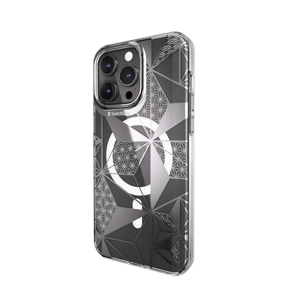 iPhone 15 Pro Max MagSafe Uyumlu Çift IMD Baskılı Kılıf - Switcheasy Artist-M Asanoha