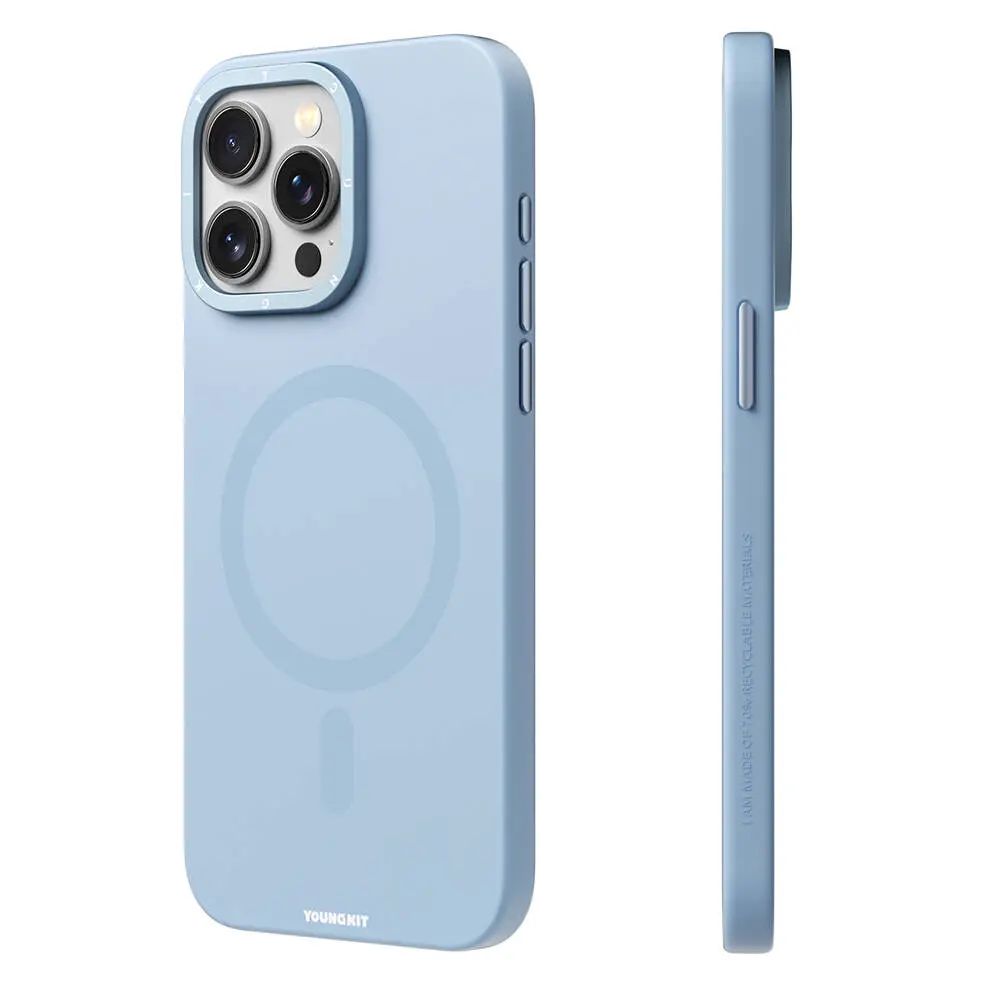iPhone 15 Pro Max MagSafe Uyumlu Mat Kılıf - Youngkit Velvet