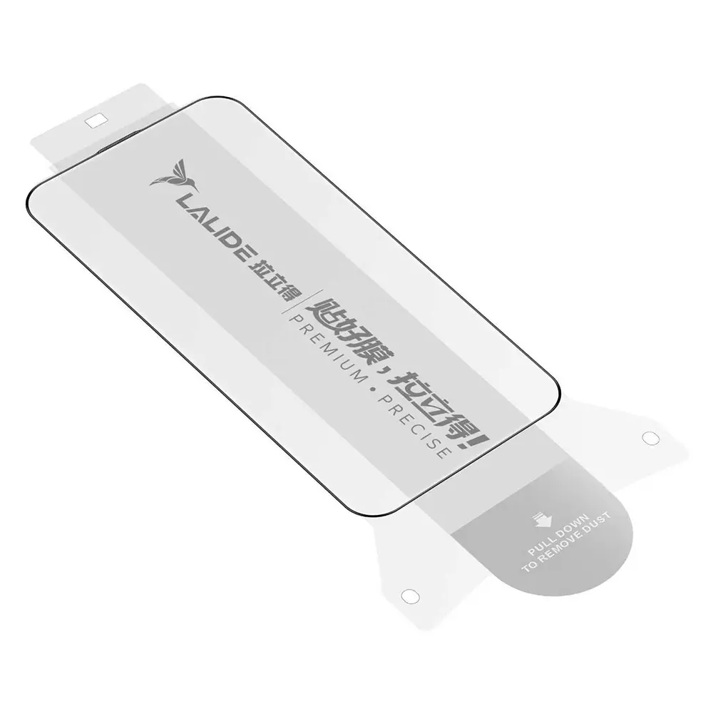 iPhone 15 Pro Max 3D Kavisli Temperli Cam Ekran Koruyucu - Wiwu LLD301