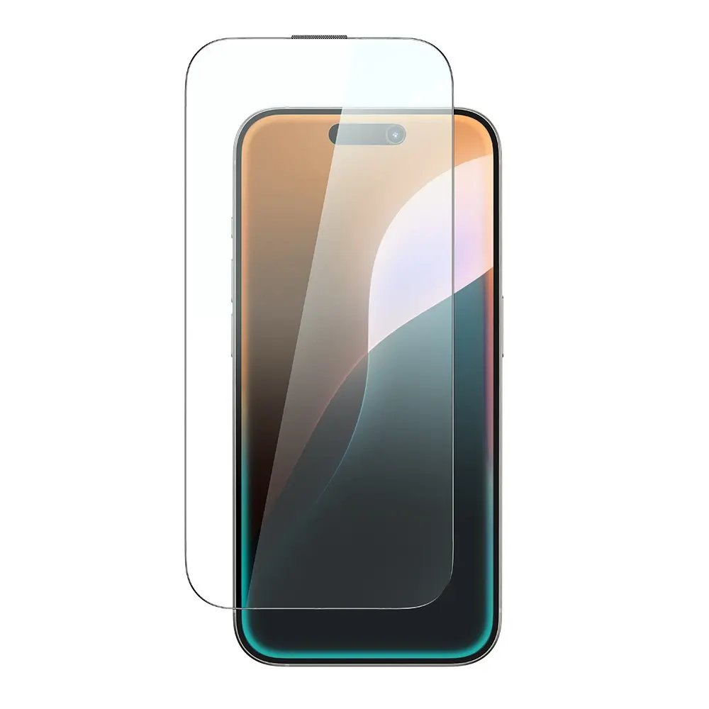 iPhone 16 Temperli Cam Ekran Koruyucu, Parmak İzi Bırakmayan - Amazingthing Titan Max