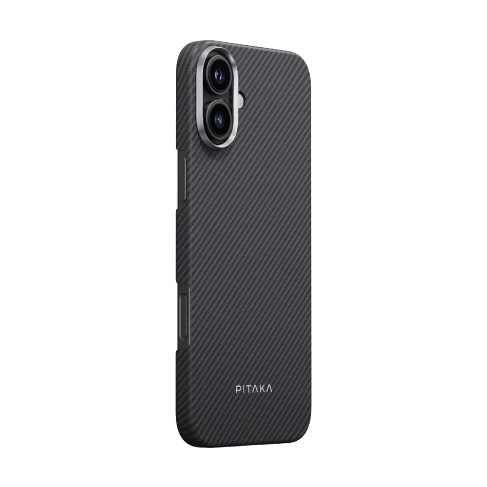 iPhone 16 MagSafe Uyumlu Aramid Fiber Kılıf - Pitaka Ultra-Slim Classic