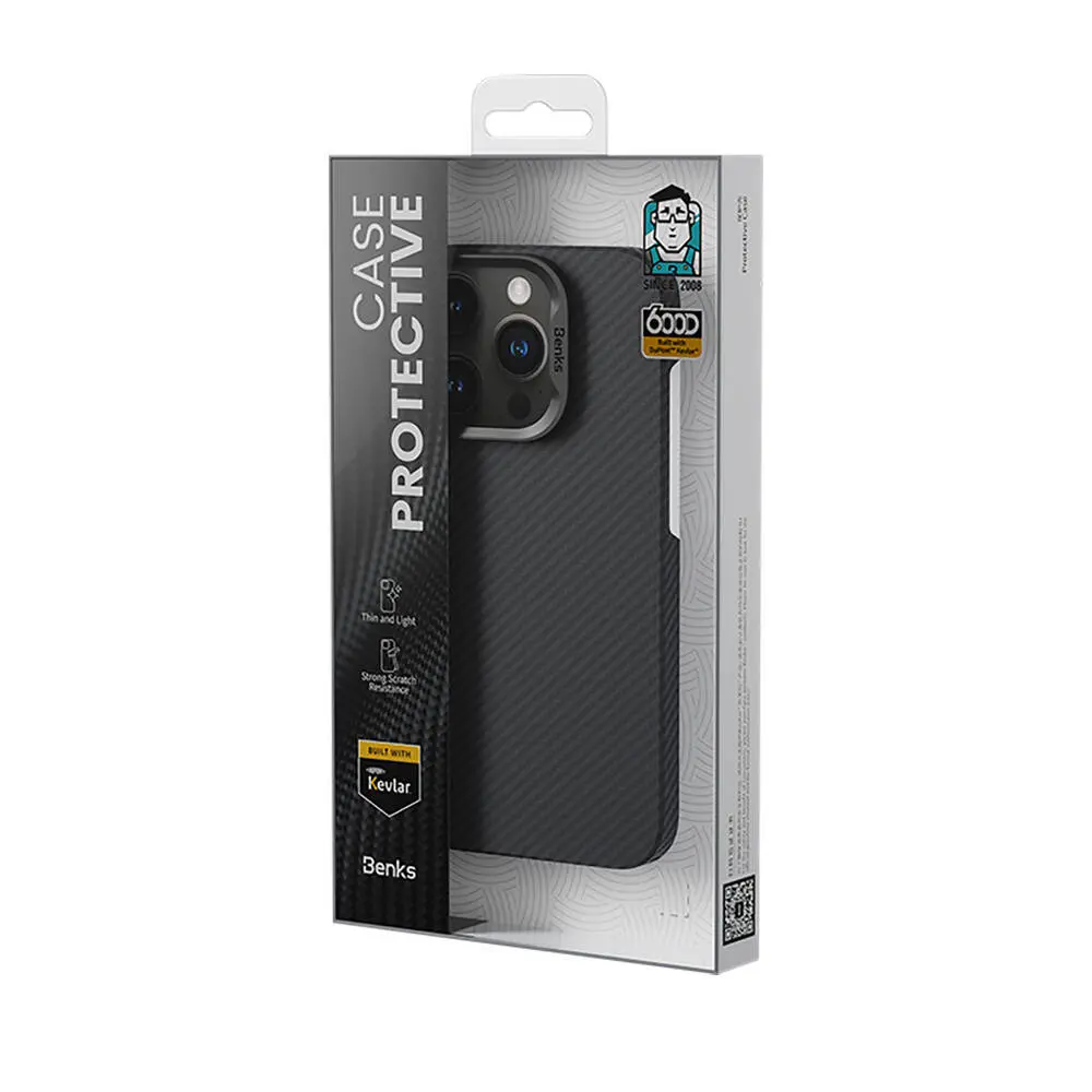 iPhone 16 MagSafe Uyumlu Kevlar Fiber Kılıf - Benks ArmorAir 600D