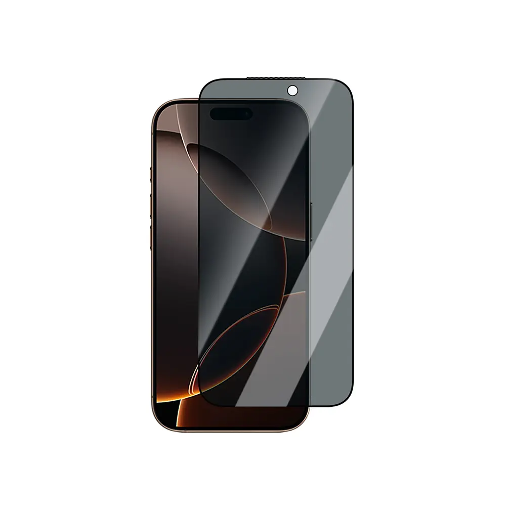 iPhone 16 Plus Gizlilik Filtreli Temperli Cam Ekran Koruyucu - CaseWorld Applicator