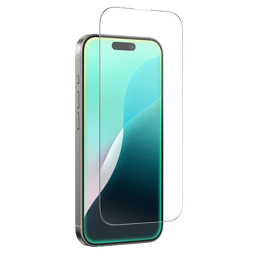 iPhone 16 Plus Mat Parmak İzi Bırakmayan Temperli Cam Ekran Koruyucu - Amazingthing Radix