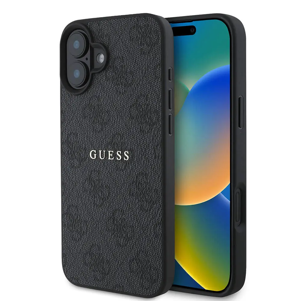 iPhone 16 Plus MagSafe Uyumlu 4G Desenli Kılıf - Guess Lisanslı