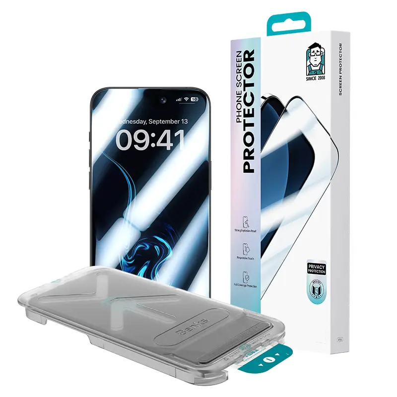 iPhone 16 Pro Hayalet Gizlilik Ekran Koruyucu - Benks Ultra İnce