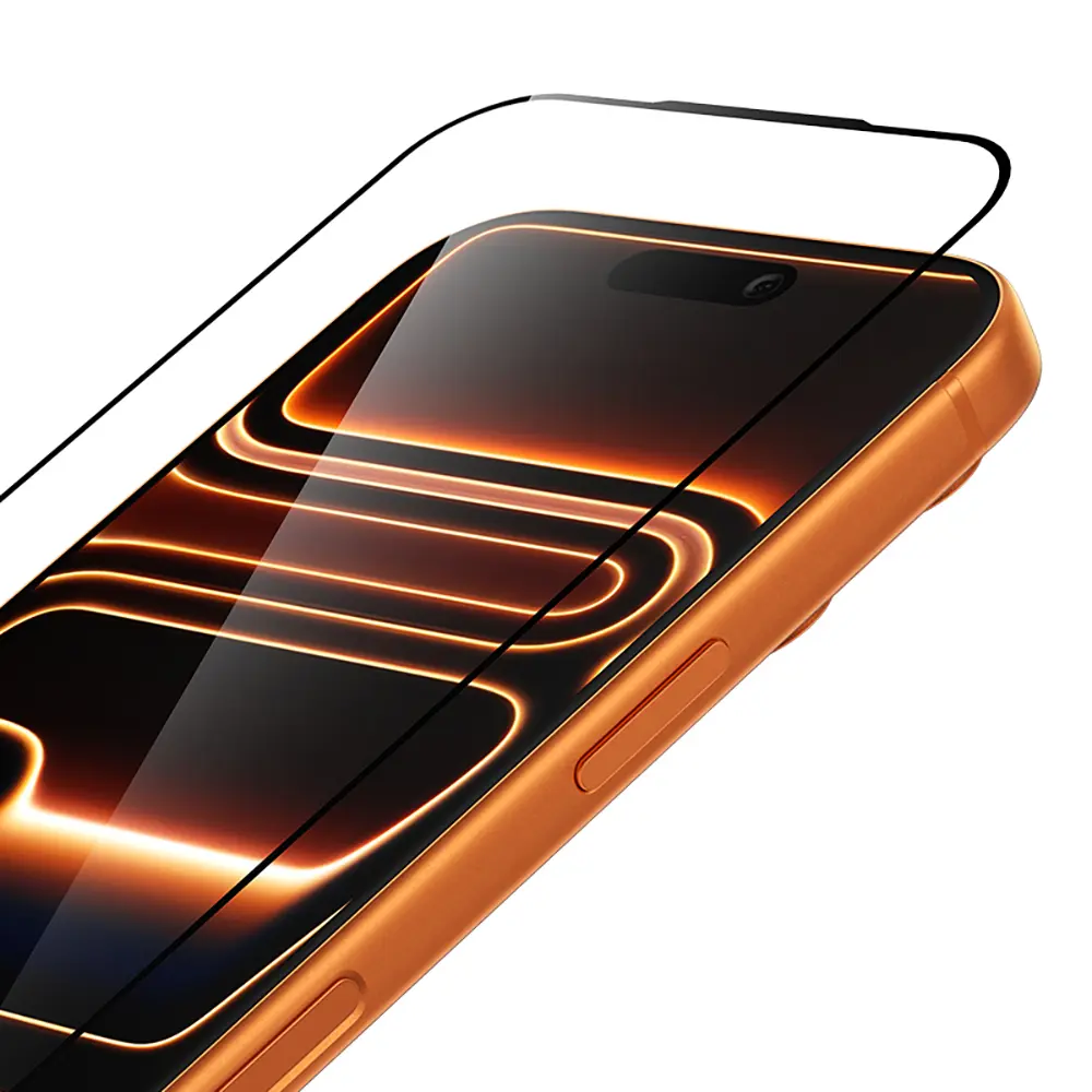 iPhone 16 Pro Ekran Koruyucu, Corning Cam ve Uygulama Aparatlı - Benks Glass Warrior 2.0