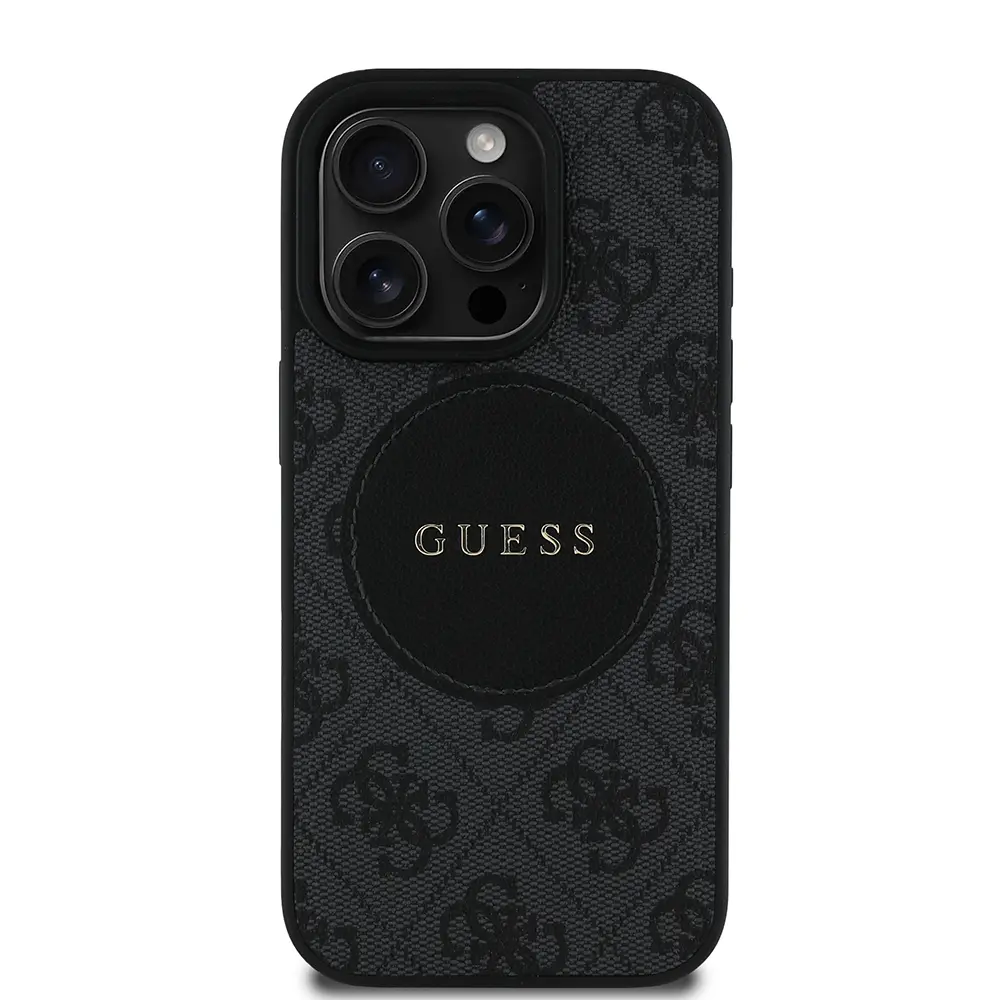 iPhone 16 Pro MagSafe Uyumlu Kılıf - Guess Circle Classic