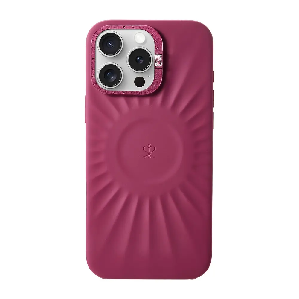 iPhone 16 Pro Kabartma Tasarımlı Metal Kamera Çerçeveli Kılıf - Pynana Starlight