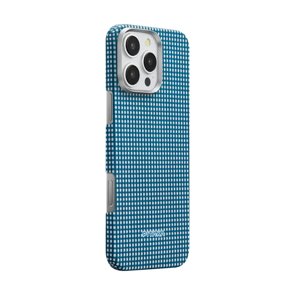 iPhone 16 Pro MagSafe Uyumlu Aramid Fiber Kılıf - Pitaka Ultra-Slim Classic