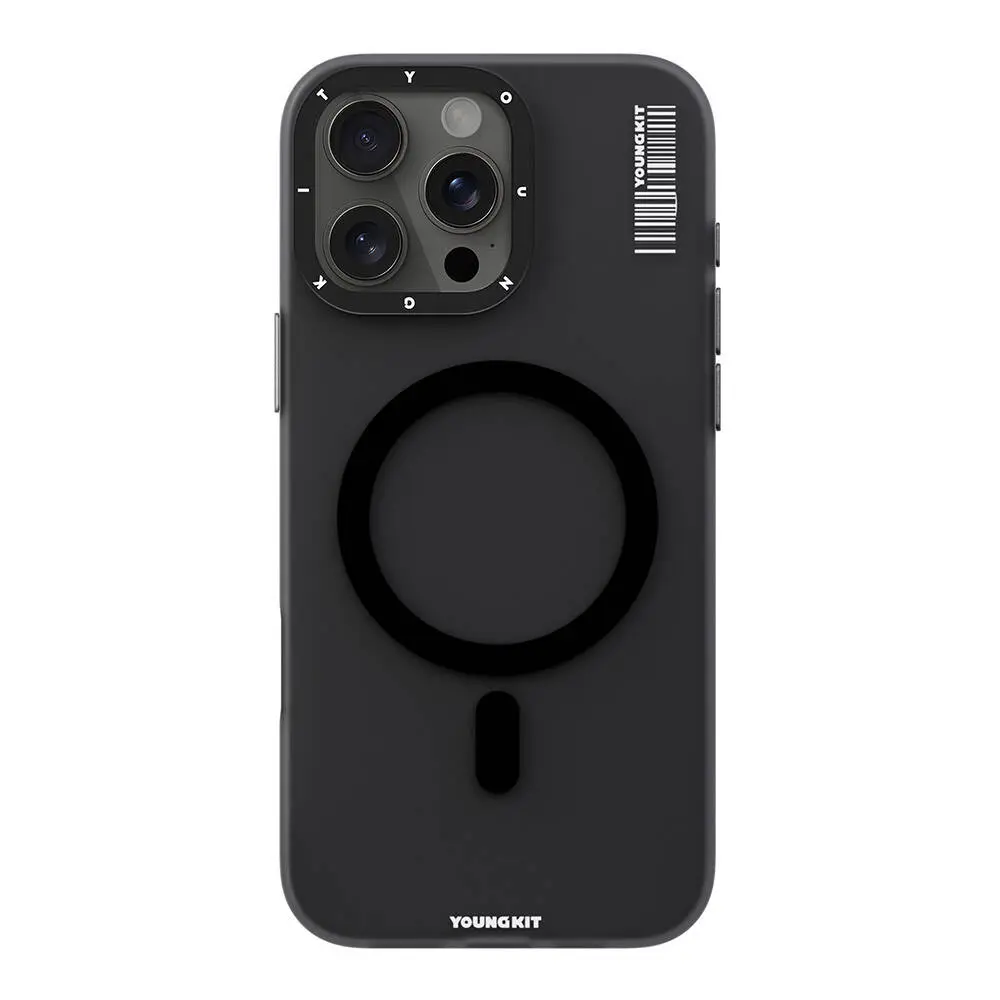 iPhone 16 Pro MagSafe Uyumlu Şeffaf Kılıf - Youngkit Hidden Sand