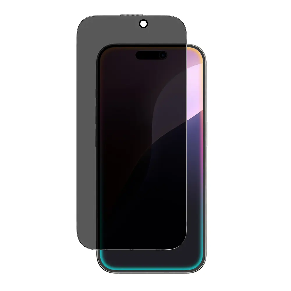 iPhone 16 Pro Max Gizlilik Filtreli Temperli Cam Ekran Koruyucu - Amazingthing Titan Privacy