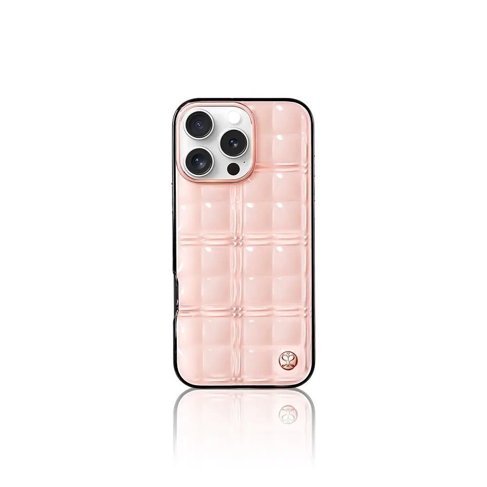 iPhone 16 Pro Max Metal Detaylı Kılıf - Pynana Metal Grid