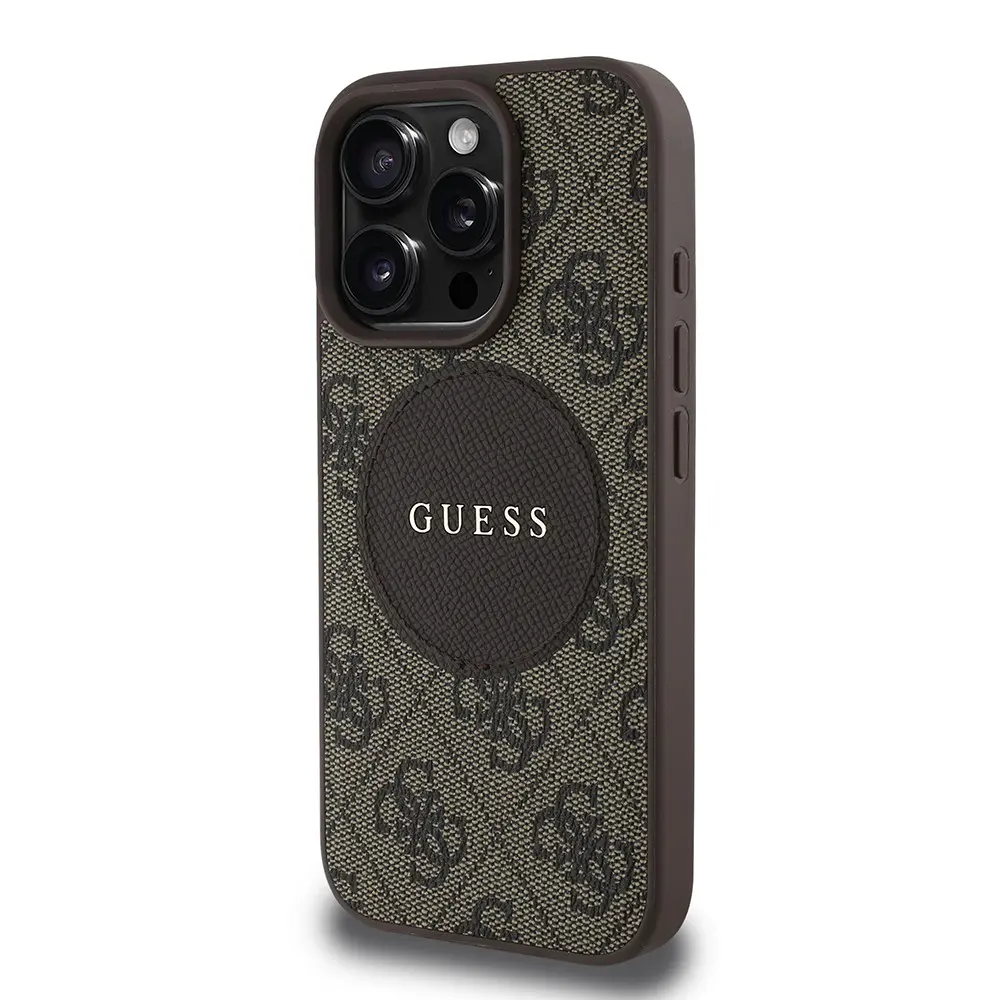 iPhone 16 Pro Max MagSafe Uyumlu Kılıf - Guess Circle Classic