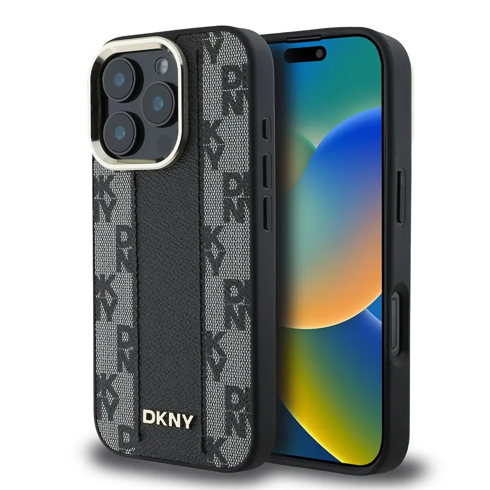 iPhone 16 Pro Max MagSafe Uyumlu Kılıf - DKNY Checkered Pattern