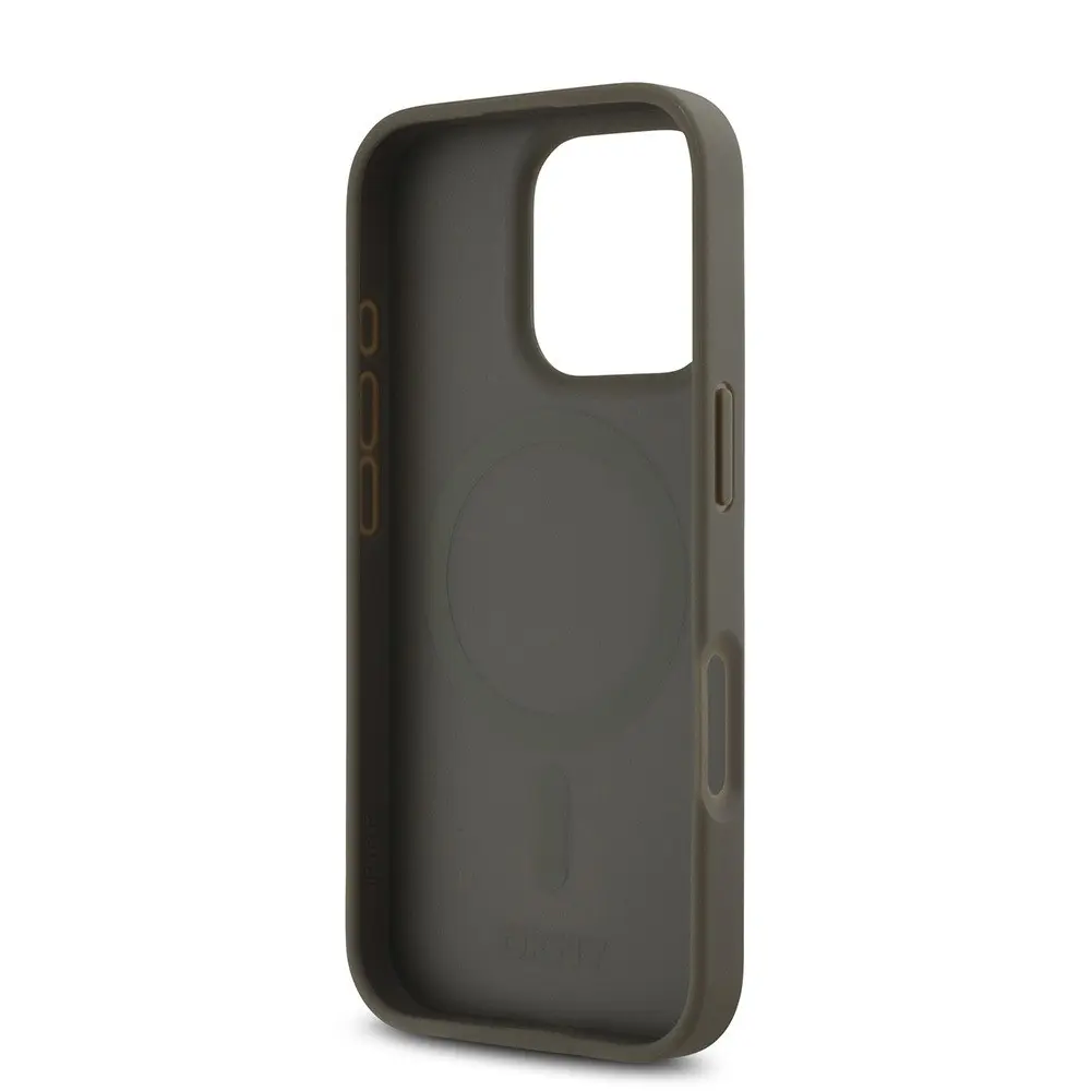 iPhone 16 Pro Max MagSafe Uyumlu 3D Desenli Kılıf - DKNY Repeat Pattern