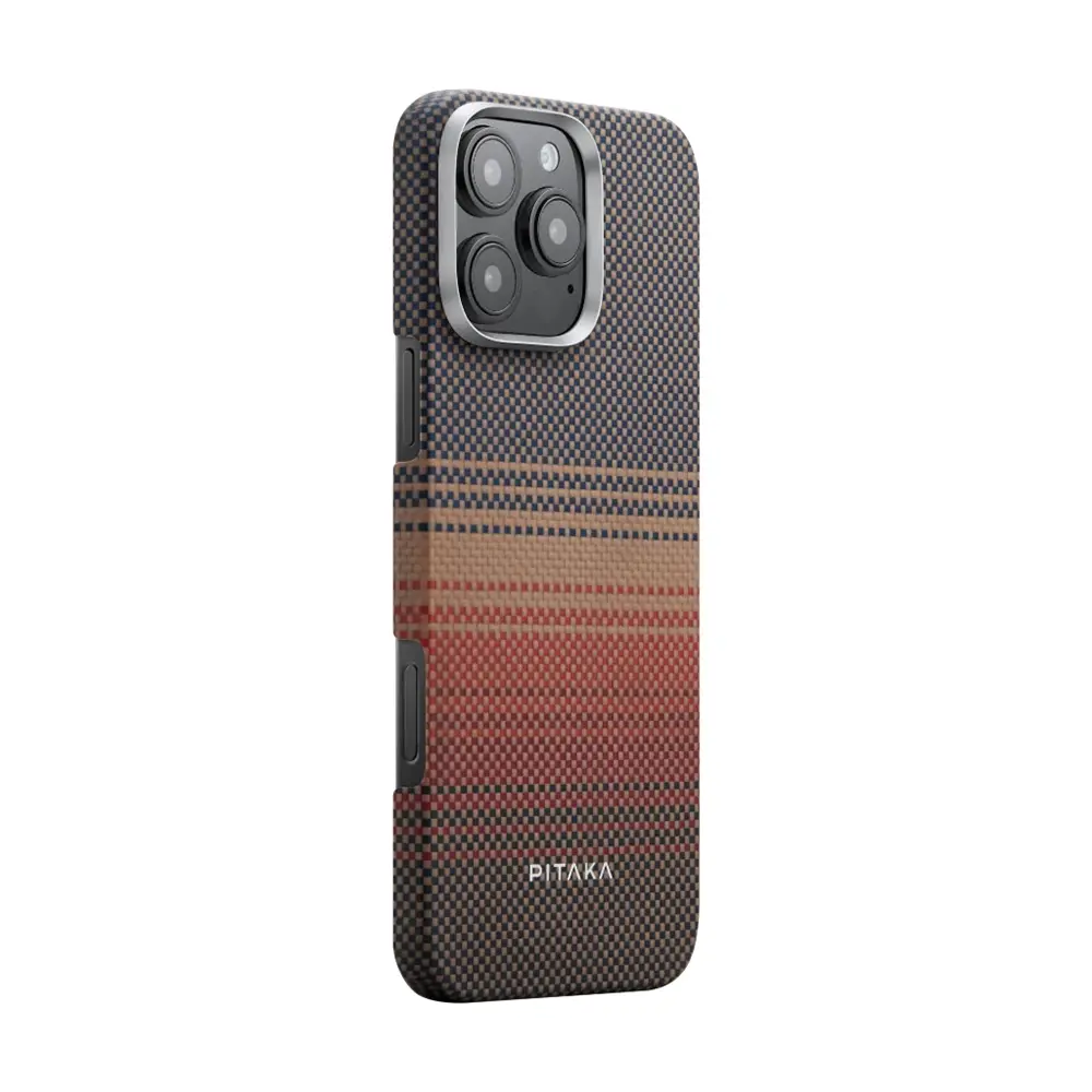 iPhone 16 Pro Max MagSafe Uyumlu Aramid Fiber Kılıf - Pitaka Sunset-Moonrise