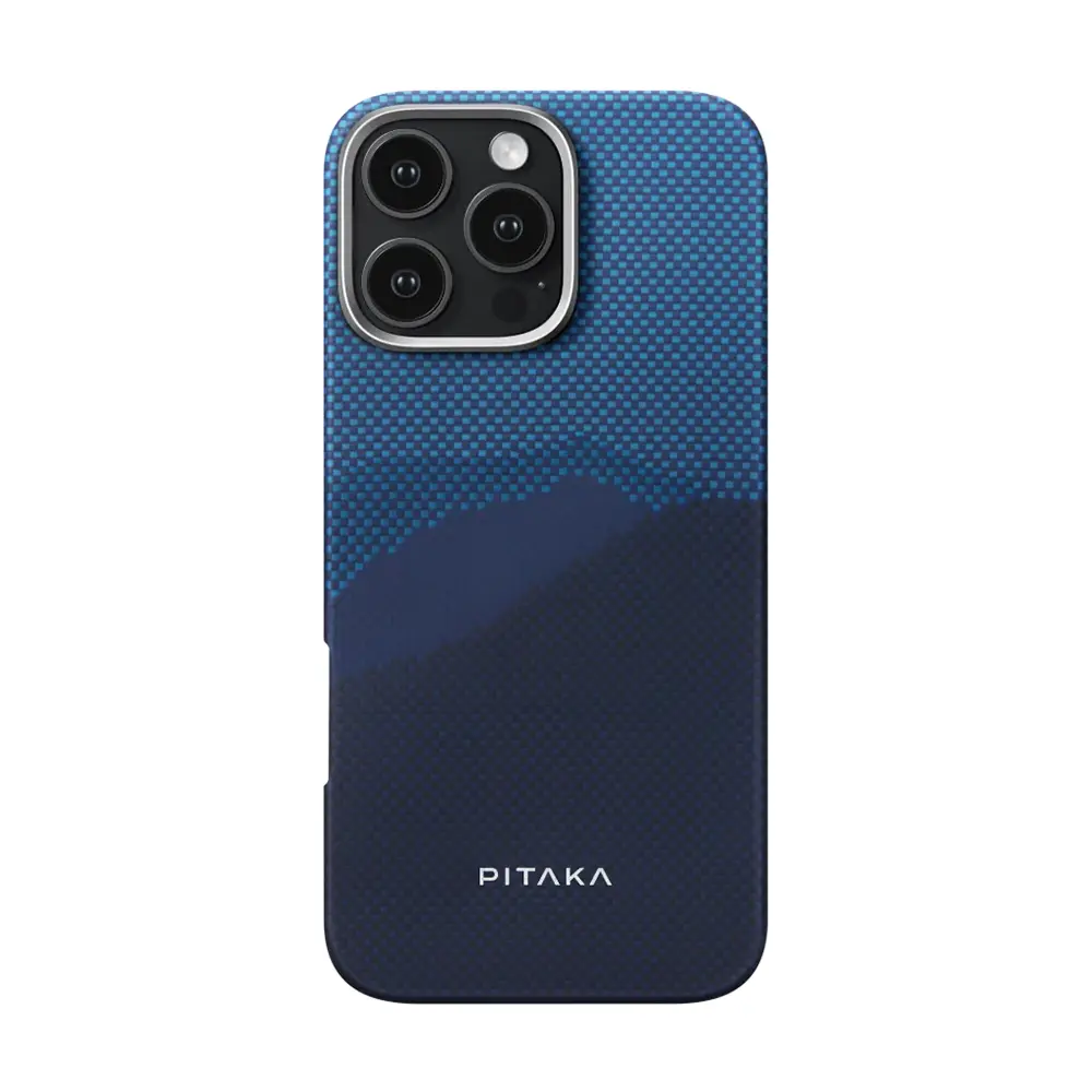 iPhone 16 Pro Max MagSafe Uyumlu Aramid Fiber Kılıf - Pitaka Tactile Woven Starpeak