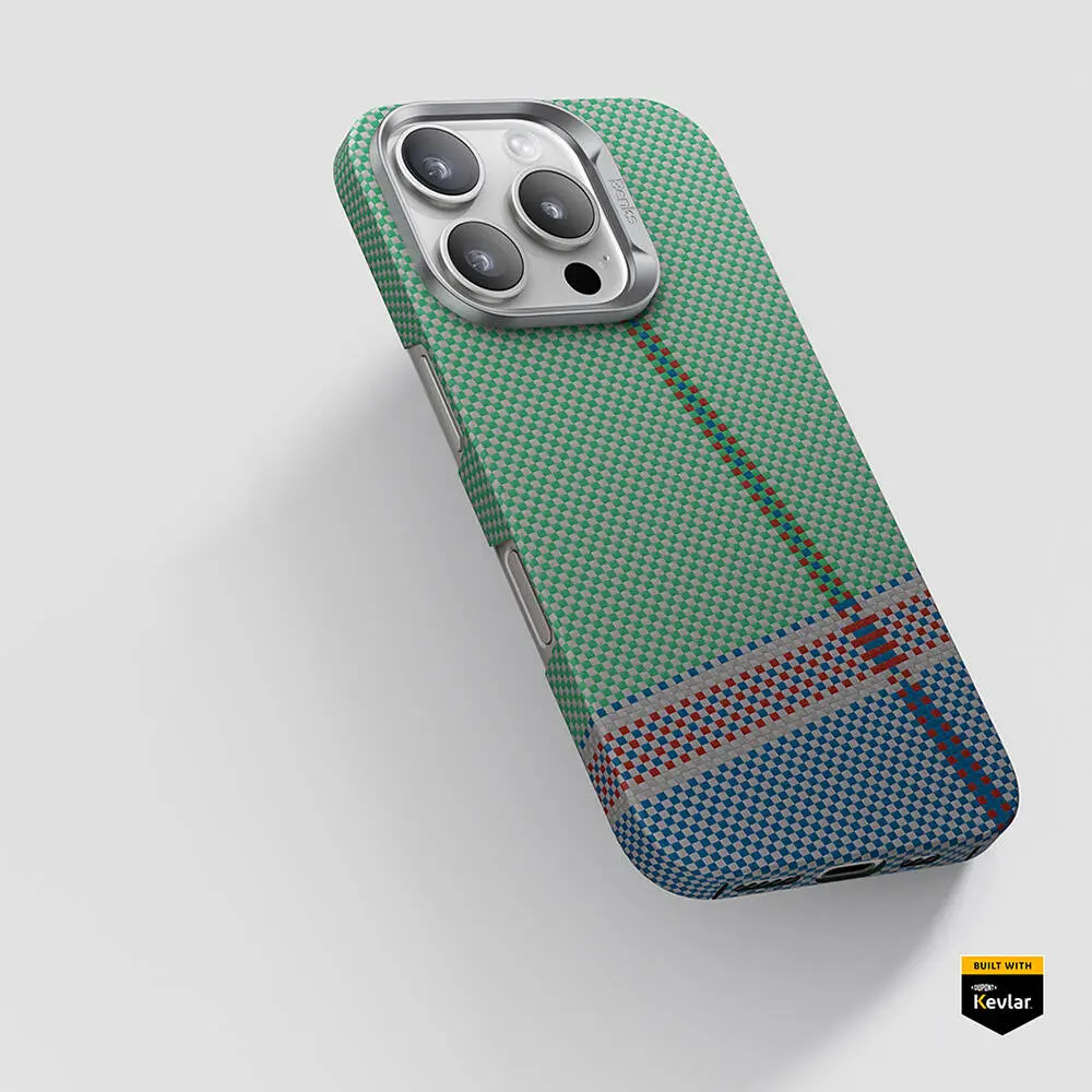 iPhone 16 Pro Max MagSafe Uyumlu Kevlar Kılıf - Benks Passion Green ArmorAir