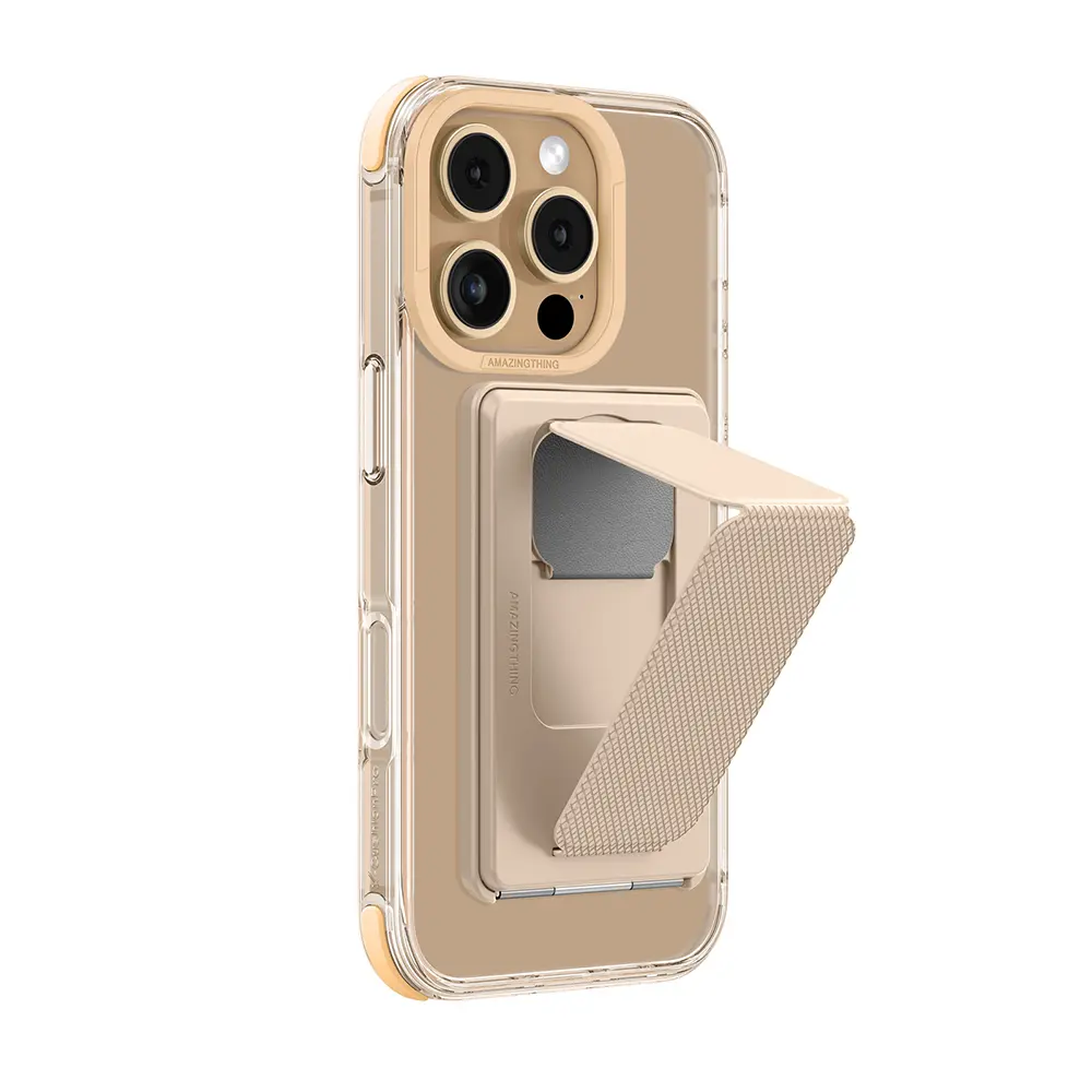 iPhone 16 Pro Max MagSafe Uyumlu Standlı ve Kartlıklı Kılıf - Amazingthing Omni Adventure