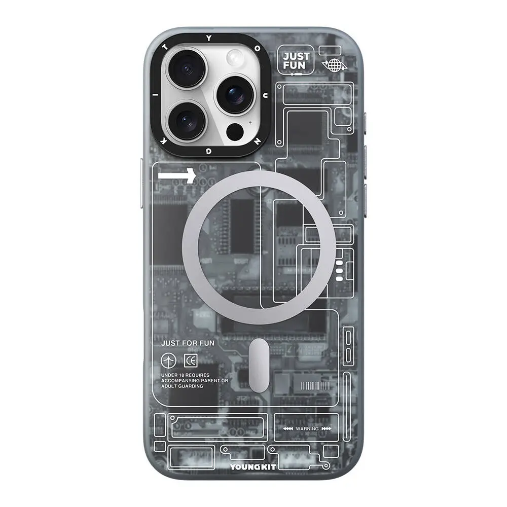 iPhone 16 Pro Max MagSafe Uyumlu Kılıf - Youngkit Technology Serisi