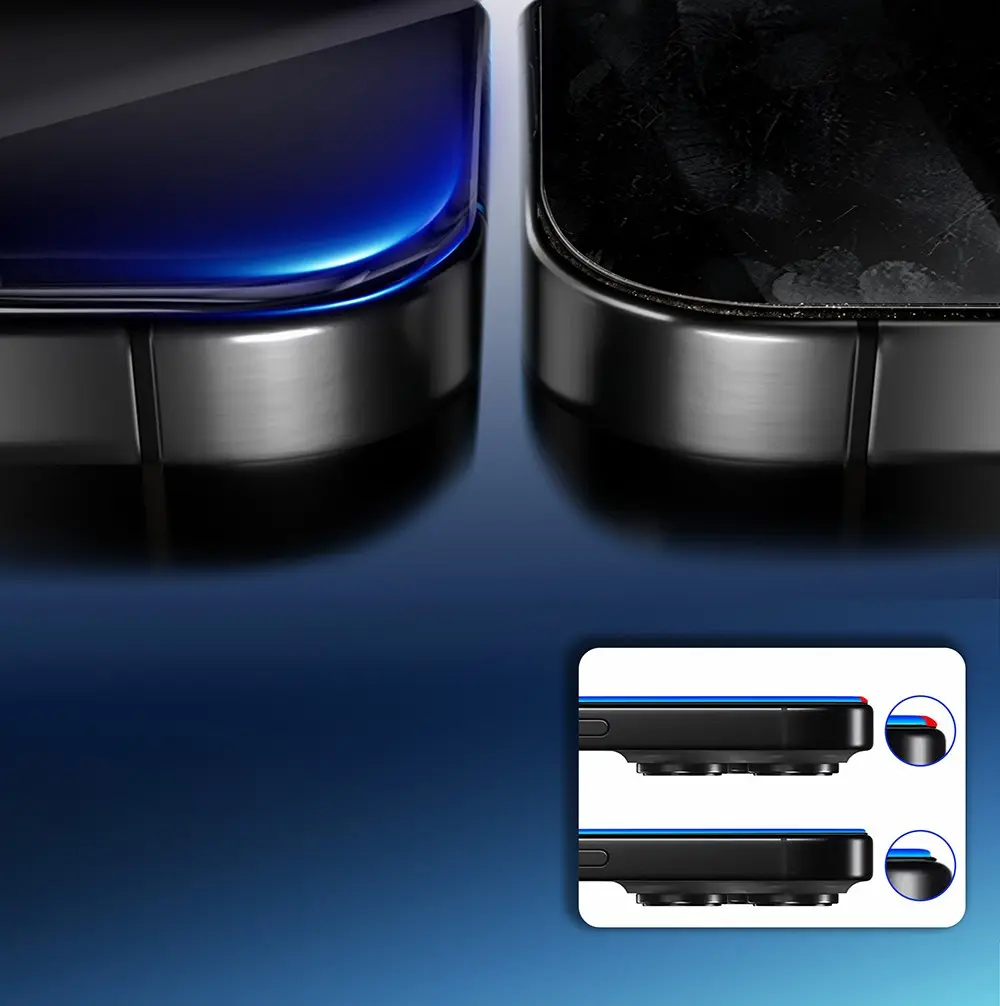 iPhone 16 Pro Max Temperli Cam Ekran Koruyucu - Mohseven Pure Safir Coating