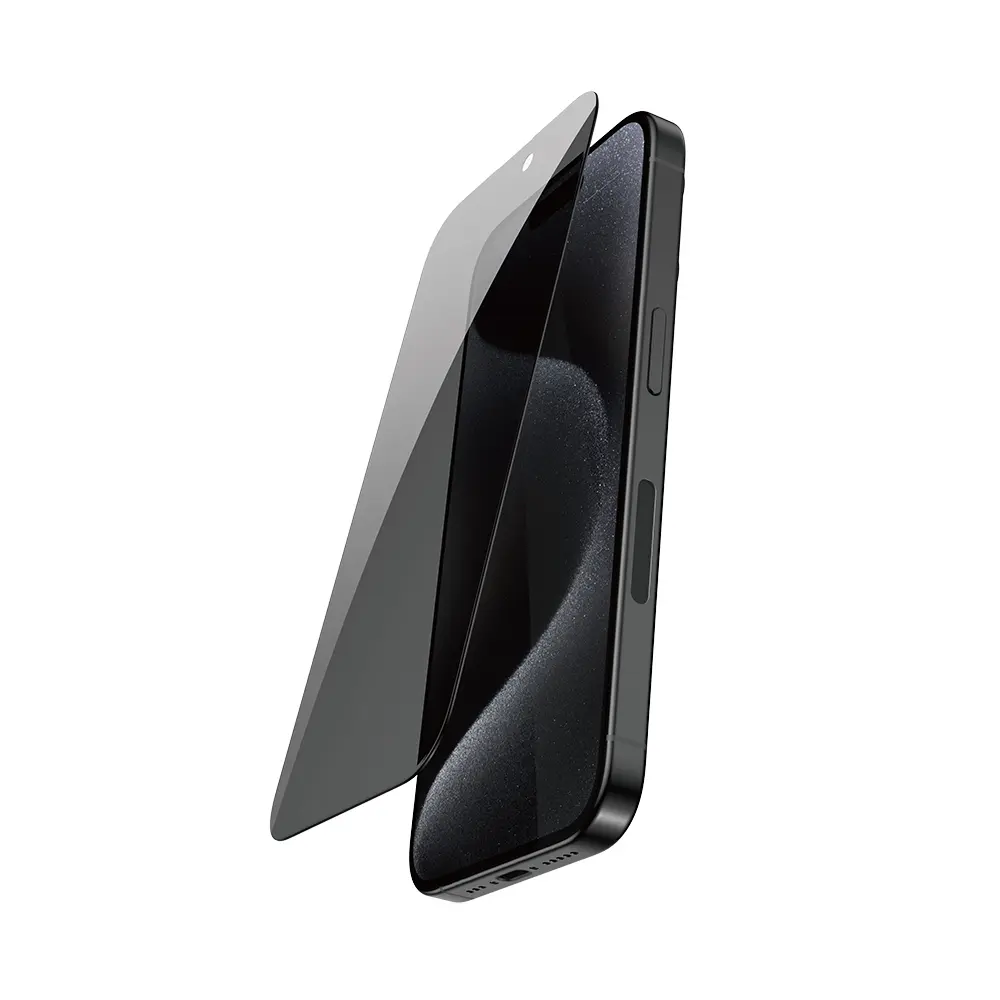 iPhone 16 Hayalet Gizlilik Temperli Cam Ekran Koruyucu - Raptic