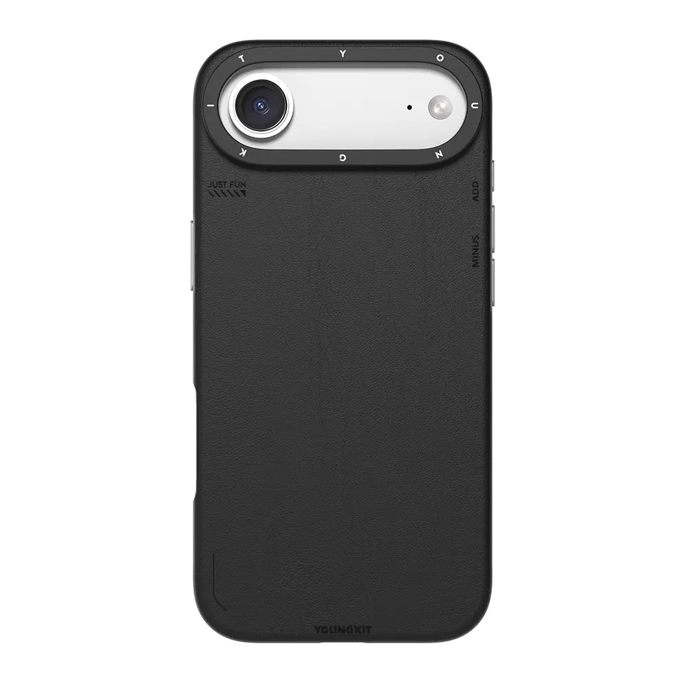 iPhone 17 Air MagSafe Uyumlu Mat Deri Desenli Kılıf - Youngkit Tech Fashion