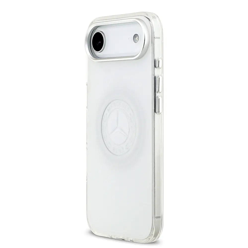 iPhone 17 Air MagSafe Uyumlu Şeffaf Kılıf - Mercedes Benz Nostaljik Yıldız