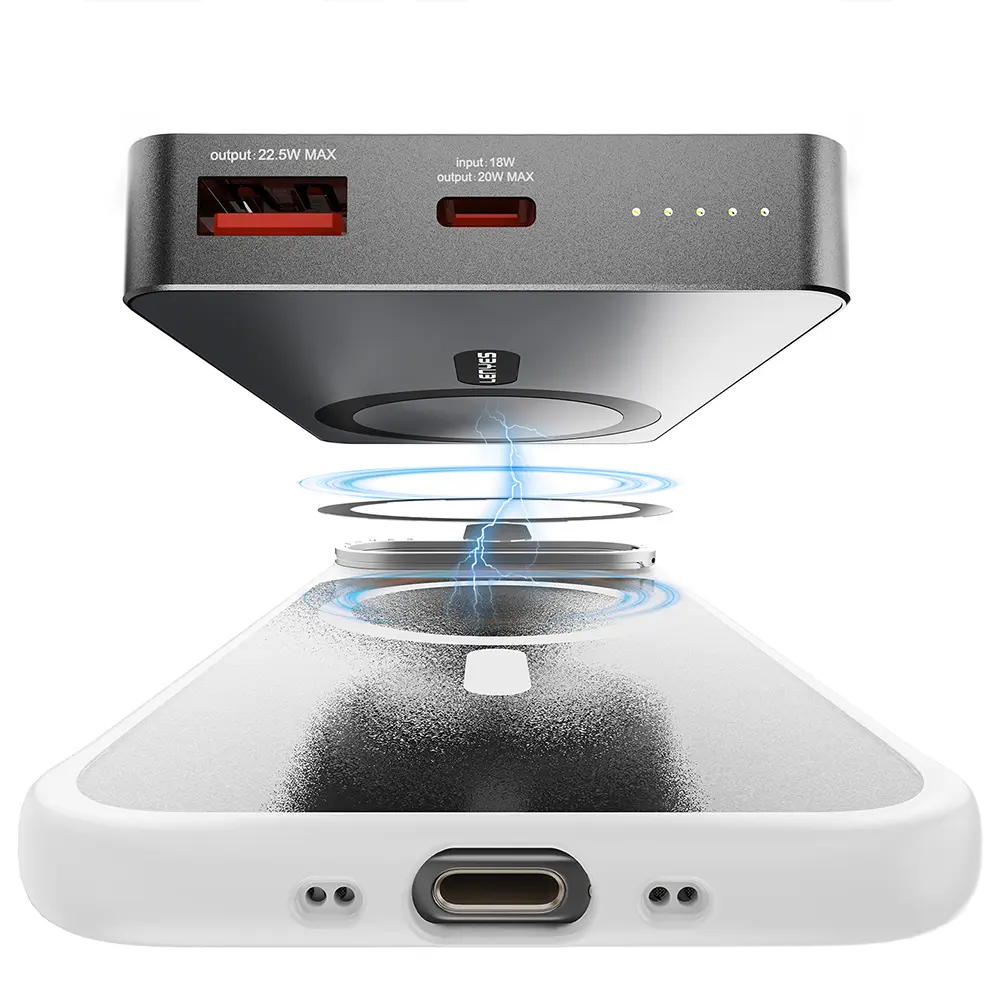 iPhone 17 MagSafe Uyumlu Metal Kamera Standlı Kılıf - Lenyes CK226