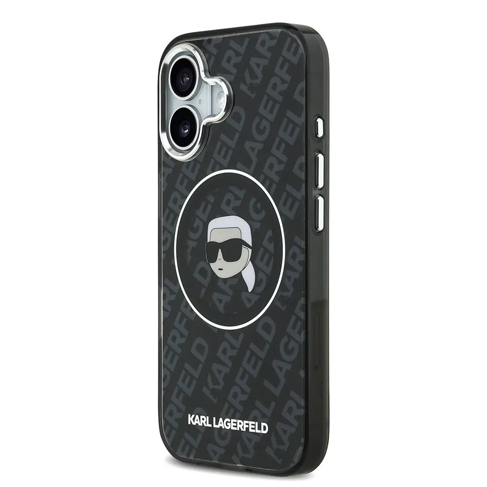 iPhone 17 Kılıf, Lisanslı IML Baskılı KL Heads Kapak - Karl Lagerfeld