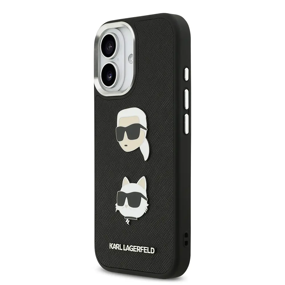 iPhone 17 Kılıf, Metal Logolu ve İnce Yapılı - Karl Lagerfeld K&C Heads Pin