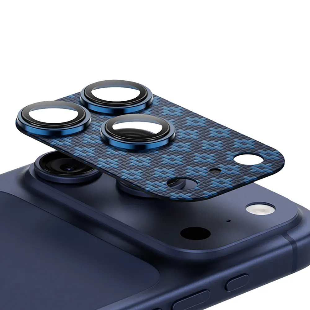 iPhone 17 Pro Kevlar Dokulu Kamera Lens Koruyucu - Benks ArmorWarrior ArmorGrid