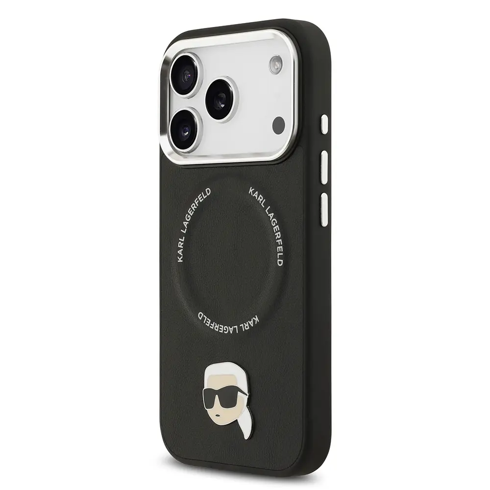 iPhone 17 Pro MagSafe Uyumlu PU Deri Kılıf - Karl Lagerfeld