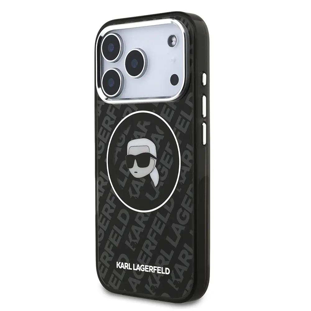 iPhone 17 Pro Lisanslı Kılıf - Karl Lagerfeld KL Heads