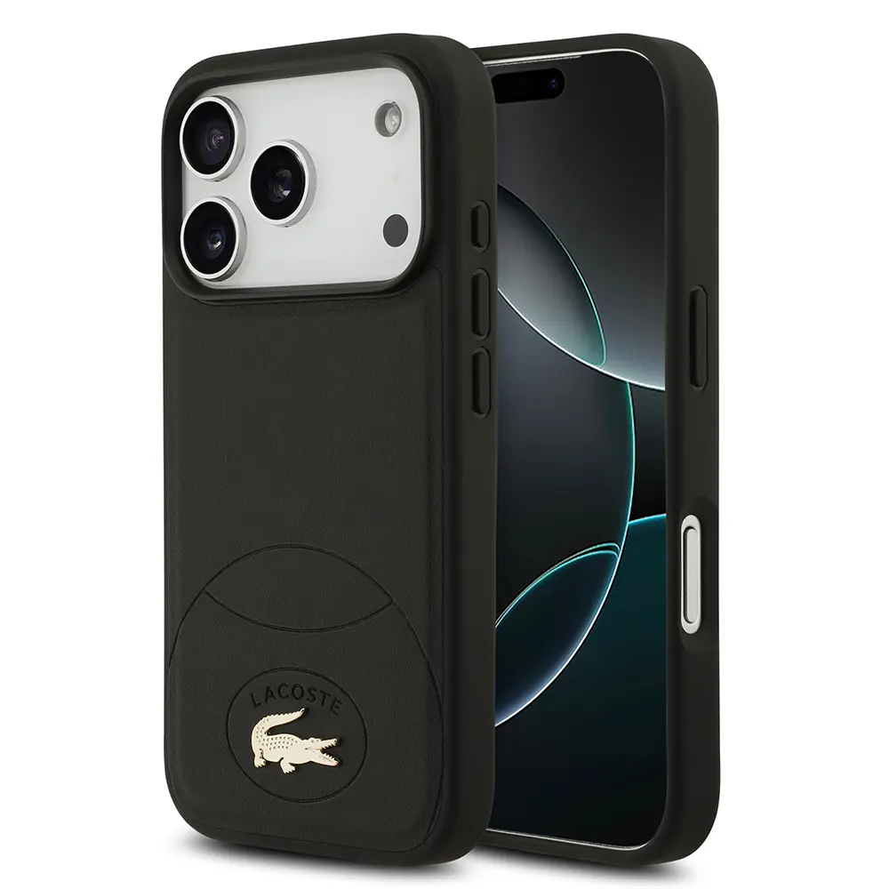 iPhone 17 Pro MagSafe Uyumlu PU Deri Kılıf - Lacoste Lisanslı