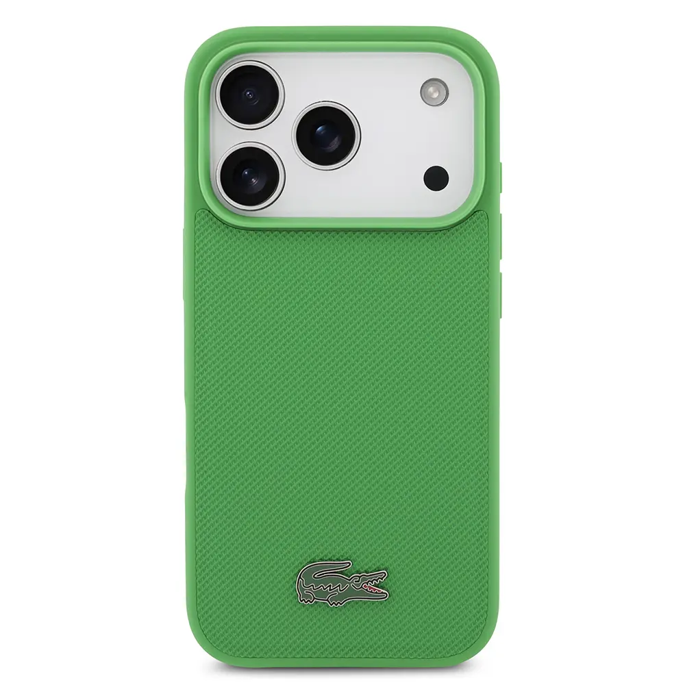 iPhone 17 Pro MagSafe Uyumlu Kartlıklı Kılıf - Lacoste PU Pike