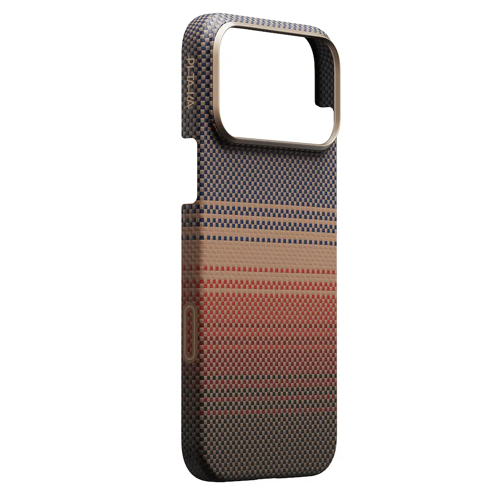 iPhone 17 Pro MagSafe Uyumlu Aramid Fiber Kılıf - Pitaka Sunset-Moonrise