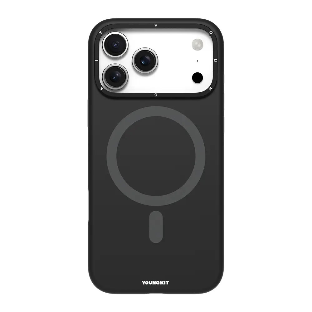 iPhone 17 Pro MagSafe Uyumlu Kamera Standlı Kılıf - Youngkit Gel Cream