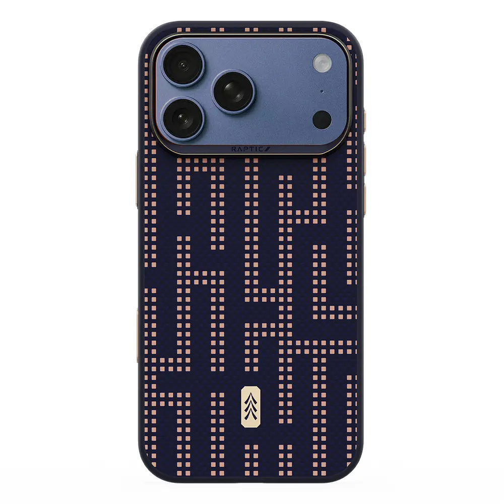 iPhone 17 Pro MagSafe Uyumlu Aramid Kılıf - Raptic Dual Grid